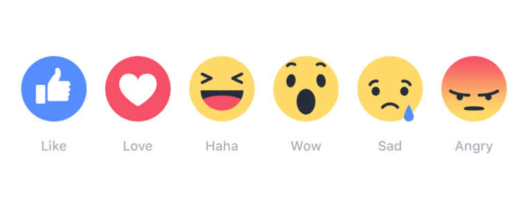Facebook Reactions sind wichtiger als normale Likes